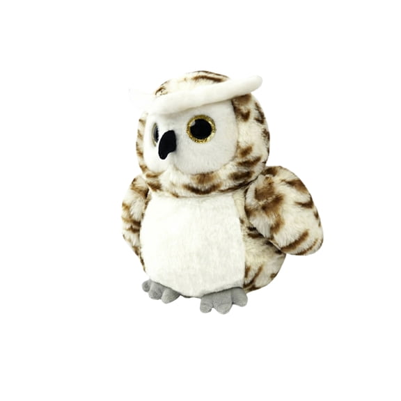 7.9in Owl Plush Toy, Soft Stuffed Bird Animal, Wise Owl Plushie, Realistic Nocturnal Bird Soft Toy, Decorative Animal Figurine for Desk, Fluffy Owl Doll for Special Gift
