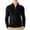 Black, variant on Men's Jackets Lightweight Casual Fashion Casual Solid Color Long Sleeve Hoodless Casual Outwear Jackets