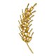 thumbnail image 1 of Para las mujeres Accesorios Regalos Broche de oro de la joyería de trigo de la oreja de la joyería casual Suéter Atmósfera Accesorios Moda Citrino Broche, 1 of 3