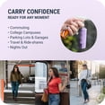thumbnail image 4 of SABRE Pepper Spray with Quick Release Keychain, Lavender, 1 Count, Pocket Pepper Sprays, 4 of 10