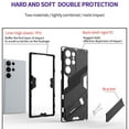 thumbnail image 4 of For Samsung Galaxy S23 Ultra/S23+/S23 Case Cover, Shockproof Luxury Slim Hybrid Rugged Case Cover with Built in Kickstand, 4 of 5