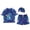 S-Dark Blue, variant on Rhoudy Swim Trunks Boys 2 Piece Rash Guard Swim Shirt And Trunks With Swim Cap For Kids Youth Swimming Pool Beach Cute Wear Dark Blue 5-6 Years