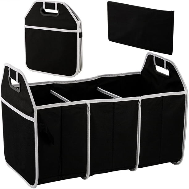 Collapsible Trunk Storage & Reinforced Handles, SUV Trunk Organizers