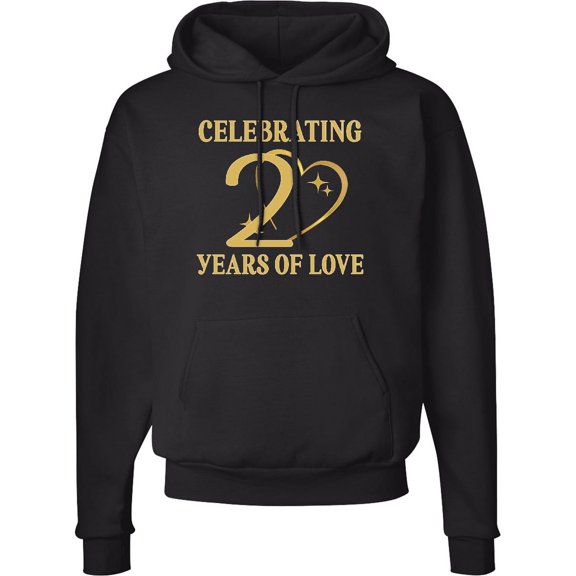 Inktastic 20th Anniversary Keepsake 20 Years Together Adult Hoodie Sweatshirt