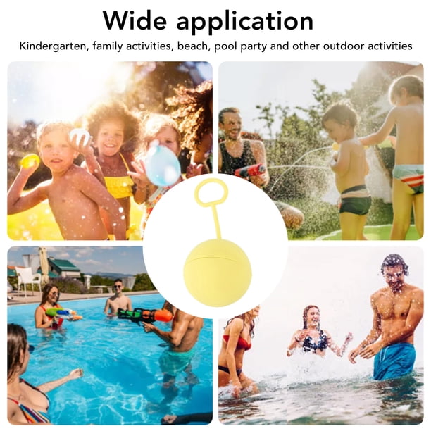 36 Globos De Agua Reutilizables De Silicona – Autosellados Y De Llenado Rápido – Perfectos Para Piscina Y Juegos De Verano – Seguros Y Ecológicos
