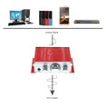 thumbnail image 4 of Stereo Amplifier Hi-Fi 12V Mini Auto Car Power Amplifier Stereo Amplifier CD DVD MP3 Input For Motorcycle Boat Home, 4 of 6