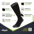 thumbnail image 2 of Calcetines térmicos de lana merino Alvada para senderismo, 3 pares, 2 of 5