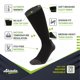 thumbnail image 2 of Calcetines térmicos de lana merino Alvada para senderismo, 3 pares, 2 of 5