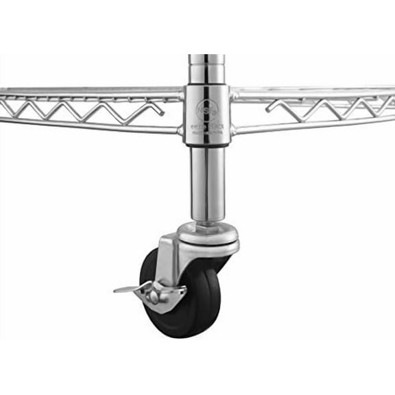 3-inch (3") Universal Heavy Duty Wire Shelving Wheels, NSF Certified, (Set of 4)$$Tools & Hardware Other