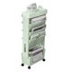 thumbnail image 1 of Estantería móvil multiusos de gran capacidad, multicapa, 4 ruedas universales, estantería de escritorio para oficina, escuela, hogar, verde, 1 of 4