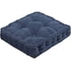 thumbnail image 1 of Nvzi Cojines para silla, para exterior, interior, cojín grueso para banco, cojín duradero para suelo,balcón, coche, oficina, patio, sofá, viaje, azul oscuro, cuadrado, 16", 1 of 5