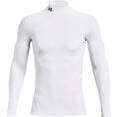 thumbnail image 4 of Camisa de compresión Under Armour ColdGear para hombre, XL, blanca y negra, 4 of 5