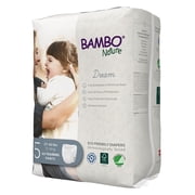 Bambo Nature Diapers, Training Pants, Heavy Absorbency, Size 5, 27-40 lbs, 20 Count, 3 Packs, 60 Total