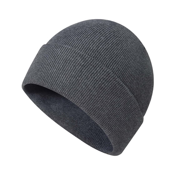 Certgust Black Beanie Under $5 Winter Hats for Women and Men Fashionable Warm Knitted Small Casual Beanie Hat Gray1