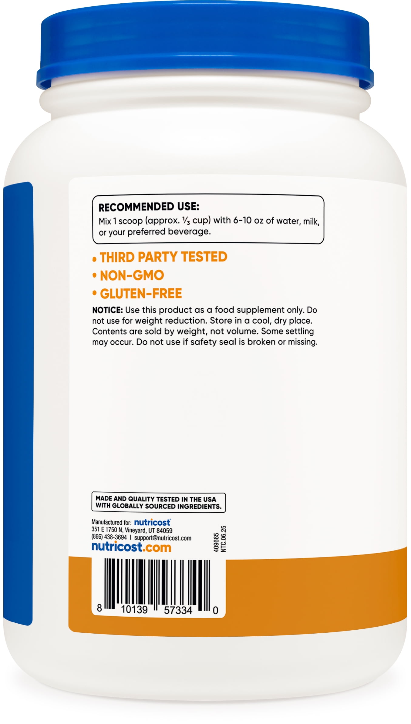 Nutricost Whey Protein Isolate Powder (Salted Caramel) 2LBS