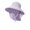 Purple, variant on HONHUZH Summer Hats Womens Wide Brim Sun Hat With Windproof Chin Strap UPF 50 Summer Fishing Hat