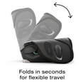 thumbnail image 2 of Booster Cybex Solution G2, plegable, de viaje, con respaldo alto, almendra, 2 of 5