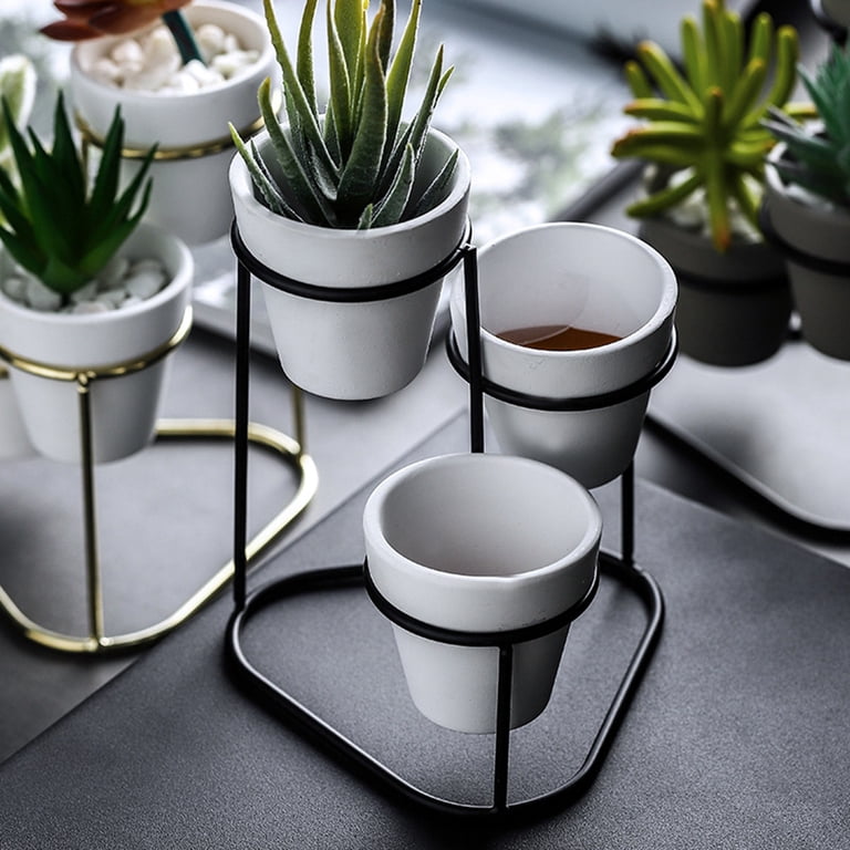 indoor modern plant stand Artistic Tree Plant Stand Modern Living Room SINLKITT094 main image 1