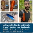 thumbnail image 2 of shiyou-Ultralight Titanium Backpacking Trowel Shovel Small Potty Multi Tool with Longer Handle Design Essential for Hiking, Camping and Survival Bags(Sliver), 2 of 4