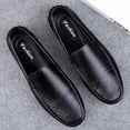 thumbnail image 6 of Men's Casual Loafers Slip On Leather Shoes Comfort Driving Shoes Moccasins Classic Penny Loafer Flats Boat Shoes, 6 of 10