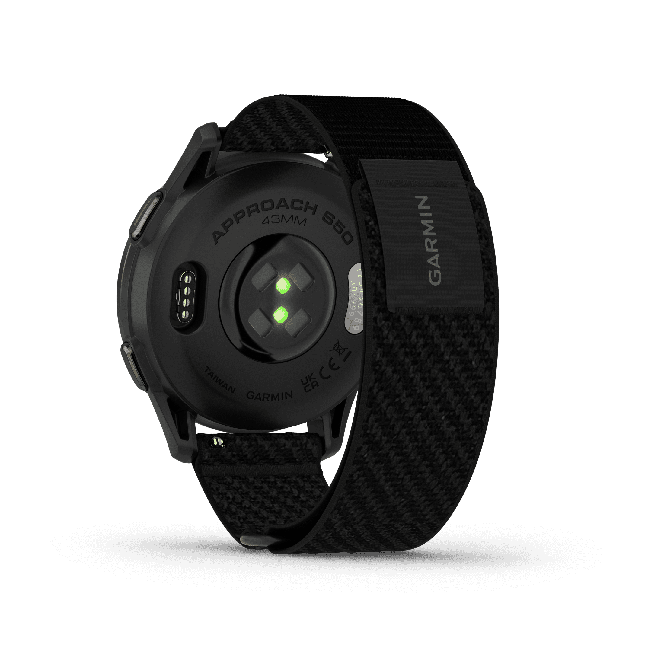 Garmin Approach® S50, Advanced Golf GPS Smartwatch, AMOLED Display, Wrist-Based Heart Rate, with Black Comfort Fit Nylon Band