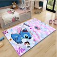 thumbnail image 3 of Alfombra de Disney con figura de Anime Stitch, alfombra estampada para sala de estar y dormitorio, felpudo creativo de dibujos animados para dormitorio de niños, sofá, alfombras para el suelo, 3 of 5