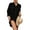 D-Black, variant on Women Swimsuit Cover Up Mini Beach Dress Button Down T Shirt Blouse Tops V-Neck Tunic Cover Ups