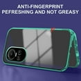 thumbnail image 6 of Compatible with Oppo Reno 10 Pro Case with Built-in Privacy Glass Screen Protector, Ultra Slim Oppo Reno 10 Pro Phone Case Clear for Women Men Shockproof Protective Cover (Green), 6 of 14