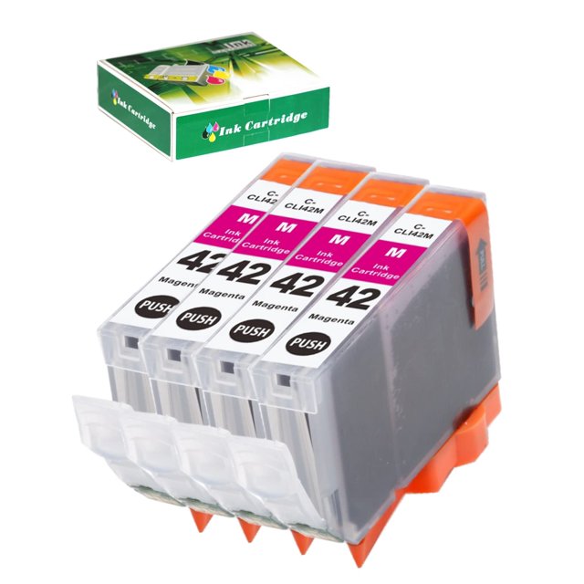 Cartucho de tinta NEXTPAGE CLI-42 magenta, paquete de 4 para Pixma Pro-100