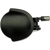 Dorman 80448 Front Passenger Side Exterior Door Handle for Specific Nissan Models, Smooth Black