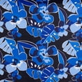 thumbnail image 2 of Zelouf Zs1903Uu Print Ity  , Sewing, DIY, Crafts Fabric by the Yard, 944 Blk/blue, 7 Yard, 2 of 2