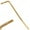 Gold, variant on 1 Pcs Screw In Tremolo Arms Whammy Bar 6mm 3 Colour Can Choose