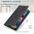 thumbnail image 3 of ETFAST Wallet Flip Leather Case For For iPhone 15 Pro Max 15Plus 14 Pro Max 14Pro 14Plus 13 Pro Max 13Pro 13Mini 12Pro 12ProMax 12Mini 11ProMax XsMax XR Phone Case, 3 of 8