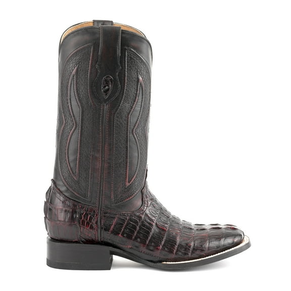 Ferrini Mens Dakota Hornback  Square Toe Cowboy  Mid Calf Dress Boots