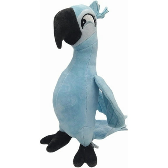11.8 Inch Rio Blu&Jewel Plush, Soft Cartoon Blue Macaw Stuffed Parrot Throw Pillows for Home Decor for Anime Fans (Jewel)
