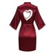 FAIWAD Robes pour les Femmes à Manches Longues Graphique Imprimé Peignoir Doux Léger à Lacets Longue Chemise de Nuit – image 3 sur 3