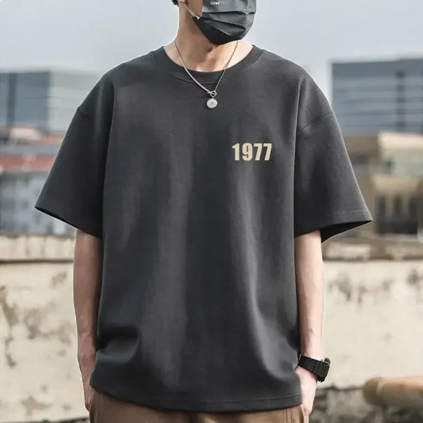 Camisetas 1977 de algodón para hombre, ropa de calle Retro de manga corta, 100% g, camiseta de alta calidad, N ° 260 Camisetas estampadas para mujer, envío gratis