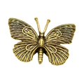 thumbnail image 2 of Adorno de mariposa de latón BLESIY Figura de mariposa hecha a Mano 3,58 cm x 3 cm, 2 of 8