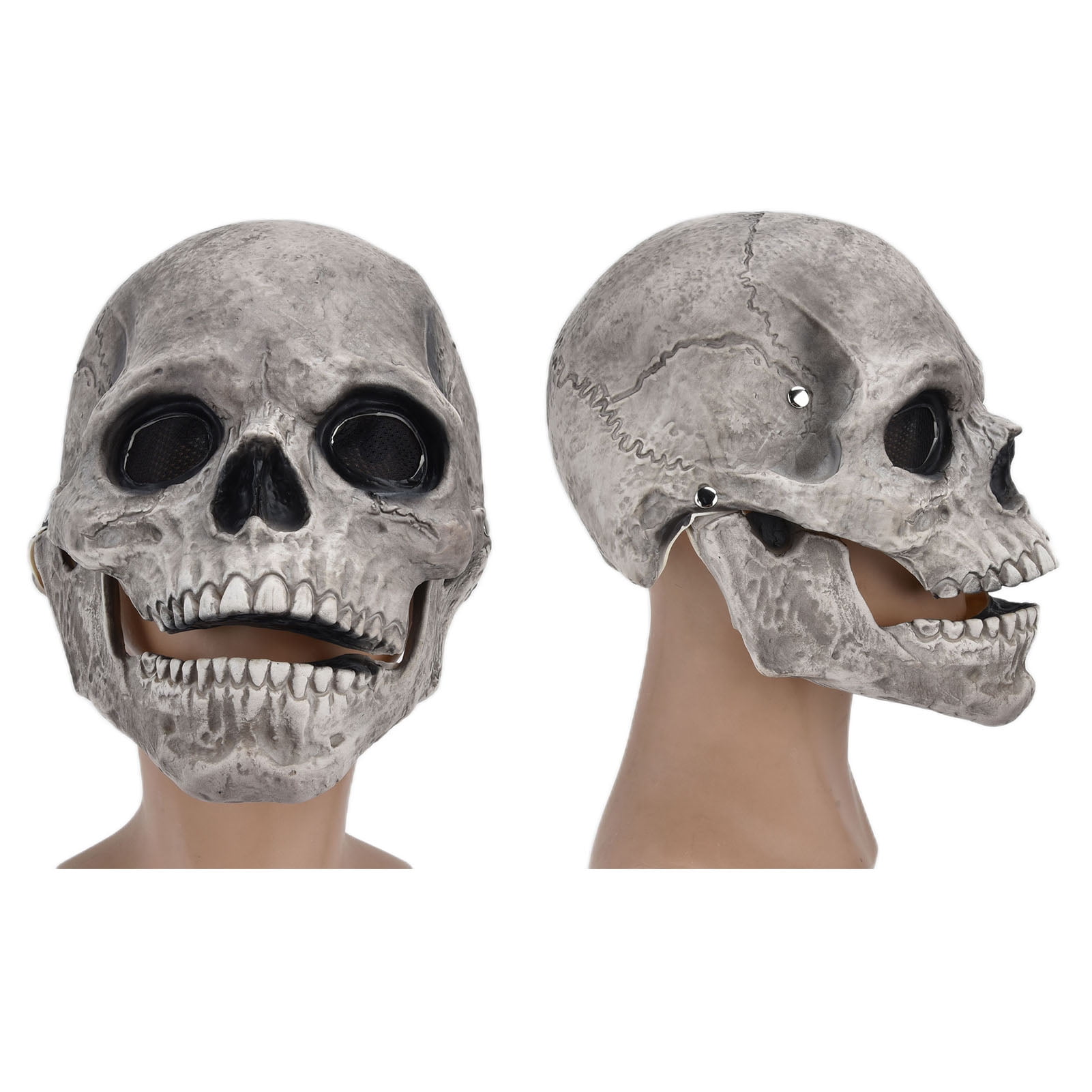 Máscara De Halloween De Látex - Cara Completa, Terrorífica, Ideal Para Fiestas O Cosplay