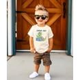 thumbnail image 4 of Three Rex Shirt for Boys DJ Dinosaur Birthday Shirt for Toddler Natural Shirt 2T, 4 of 5