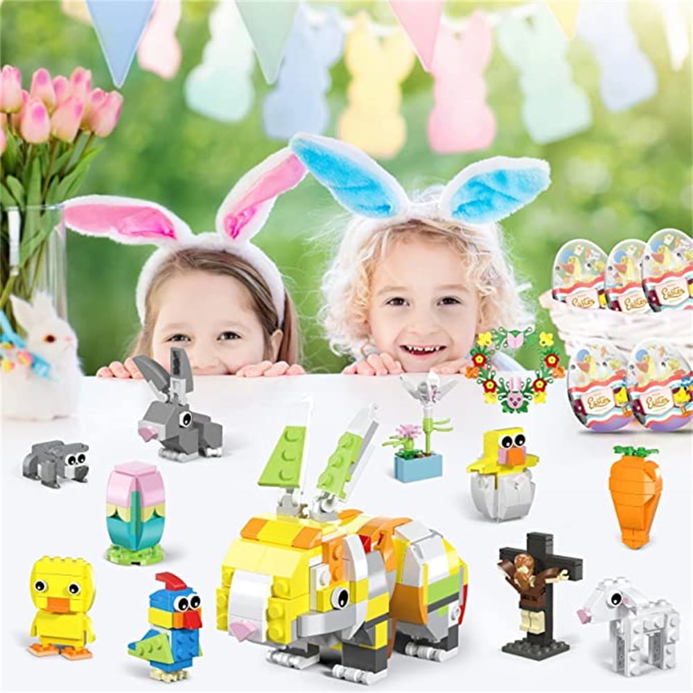 Loz Silan Easter Bunny Building Kit - Kids Easter Toy Gift, Easter  Astronaut Bunny or Easter Basket Stuffed Toy, Easter Bunny Building Blocks,  Kids Animals Building Blocks (710PCS) : : Toys