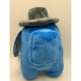 thumbnail image 2 of Among Us Plush Blue Crewmate With Black Hat, 2 of 2