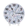 thumbnail image 7 of Kdxio Clock number Print Wall Clock,10 Inch Battery Operated Wall Clocks,Silent Non Ticking Small Analog Clock for Living Room,Office,Home,Bedroom,Kitchen,Bathroom, 7 of 7
