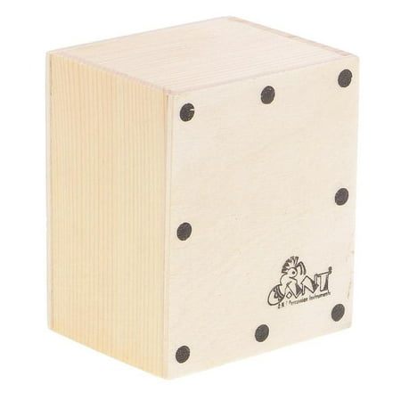 Durable Mini Cajon Sand Shaker Wooden Hand Held Drum for Band Accessory DIY 6.5 x 5.2 x 4.3cm