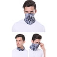 thumbnail image 3 of Summer Face Neck Gaiter - UV 50+ Sun Protection, Breathable Mesh Ice Silk Face Mask for Cycling, Running, Hiking, Fishing Light Gray One Size, 3 of 4