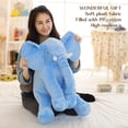 thumbnail image 3 of Stuffed Toy Throw Pillow Soft Elephant Stuffed Toy Funny Portable Safe for Bedroom, 3 of 8
