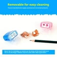 thumbnail image 2 of 1PC Manual Pencil Sharpener Small Colored Handheld Dual Hole Pencil Sharpeners with 4 for Kids School Supplies Color Lid, 2 of 8