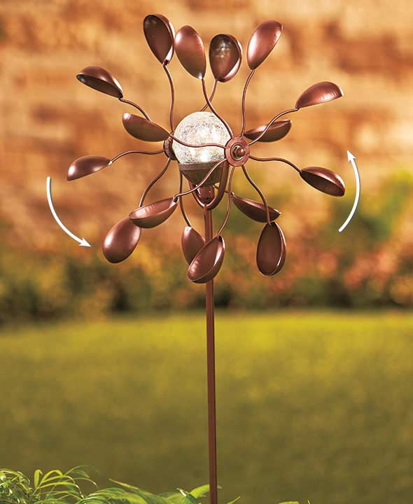 Double Spoon Solar Wind Spinner by