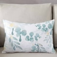 thumbnail image 3 of Boho Leaves Throw Pillow Cover, Spring Summer Green Watercolor Plants Rectangle Decorative Pillow Case Protector Soft Cushion Cover Lumbar Pillowcase for Couch Sofa Bedroom Car Chair Decor 20x26 Inch, 3 of 8