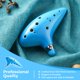 thumbnail image 3 of Zelda Ocarina Ohuhu Alto C de 12 hoyos con cancionero y soporte (azul), 3 of 7